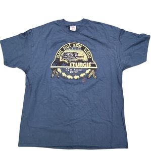 1997 Sturgis Black Hills Motor Classic Motorcycle Rally Men's T-Shirt 2XL